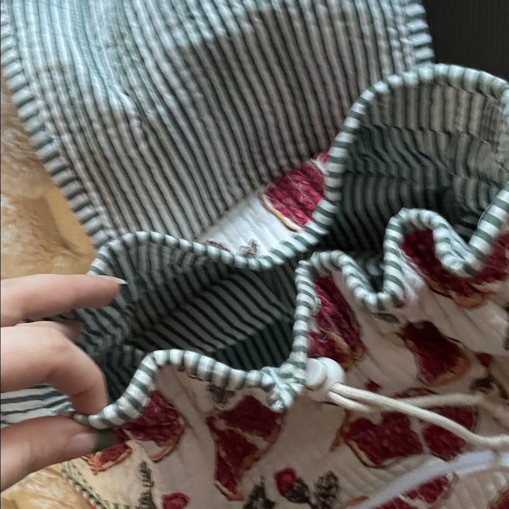 Vibrant Pomegranate Patterned Backpack - image 7